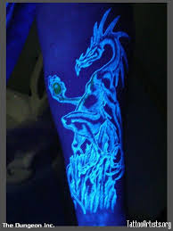Blacklight Tattoos Some Amazing Uv Reactive Animal Tattoos Tattoos Black Light Tattoo Glow Tattoo