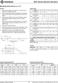 555 series electric benders pdf free download