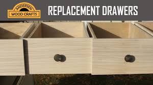 replacement kitchen drawers youtube
