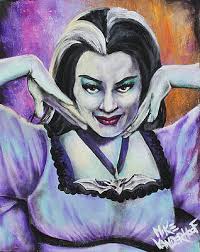 Lily Munster Paintings for Sale