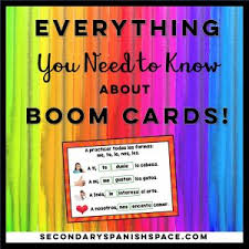 How to create boom cards. Everything You Need To Know About Using Boom Cards Secondary Spanish Space