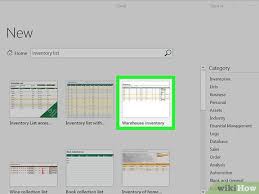 Die stundenpläne sind leicht zu ändern. In Excel Eine Inventarliste Erstellen Mit Bildern Wikihow