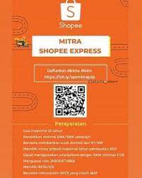 Bekerja dengan memberikan perubahan pada banyak orang. Mitra Shopee Express Kurir Lokerjakarta Info Facebook