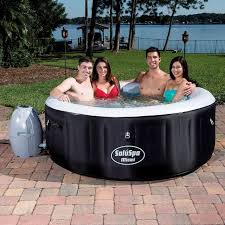 Bestway Inflatable Miami Saluspa Spa Hot Tub Outdoor Portable Hot Tub Inflatable Spas