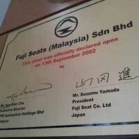 Malaysia is all known to us today as one of the most prime developing countries among all asian countries around the world. Fuji Seat Malaysia Sdn Bhd Factory