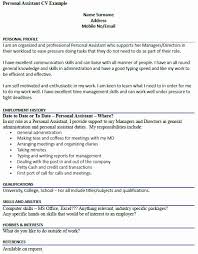Personal Assistant Cover Letter Elegant Personal Assistant Cv Example Icover Resume Examples Assistant Jobs Teaching Assistant Job Description