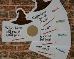 Harry Potter Game Birthday Party Favors Harry Potter Birthday Party Harry Potter S Harry Potter Birthday Party Harry Potter Sorting Harry Potter Birthday