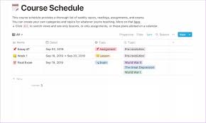 Top 11 Notion Templates For Students And Teachers In 2020 School Template Notions Lesson Plan Templates