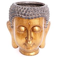 Vous garantir le bon achat, on y travaille tous les jours. Cache Pot Tete De Bouddha Couleur Bronze Caches Pots Pier Import