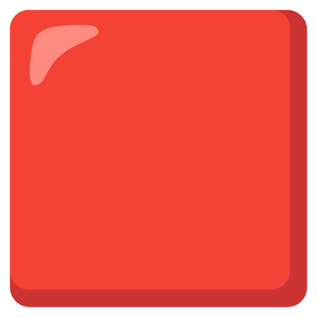 Red square emoji &mdash; Emoji Family