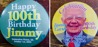 Carter's deathwatch yields to plans for his 100th birthday bash