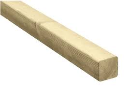 Poteau Bois Teinte Marron 1 M Bois Brico Depot