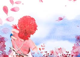 Mom Hug Love Happiness Sky Red Flower Wind Illustration 일러스트 일러스트레이터 그림책 동화책 삽화 소녀 엄마 사랑 포옹