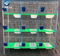 Lorenzo OEM Gaiola Kooi L92xw56xh66 Stainless Steel Cages Wholesale Rabbit  Hutch Dog Kennel Jaula Small Animal Cage