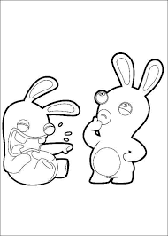 A page for describing characters: Rabbids Invasion Coloring Pages 8 Coloring Pages Coloring Pages For Kids Coloring Books