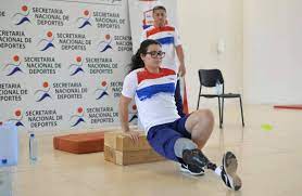 Dos jugadores brasileños sorprendieron compitiendo con barbijo. Comixta Secretaria Nacional De Deportes De Paraguay Facebook