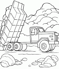 Cut out each picture, and glue them to both sides of a recycled, clean juice box, milk carton or tissue box. Dump Truck Pictures For Kids Coloring Home