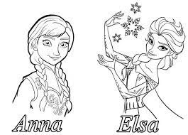 Gambar mewarnai anna dan elsa frozen. Ilmu Pengetahuan 2 Mewarnai Gambar Frozen Elsa Dan Anna