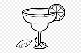 Hand drawn mexican holiday cinco de mayo party greeting card, invitation. Margarita Cocktail Png File Margarita Clip Art Black And White Free Transparent Png Clipart Images Download