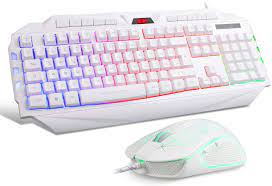 Maybe you would like to learn more about one of these? Gaming Keyboard With Mouse White De Layout Qwertz Gaming Keyboard And Mouse 6 Adjustable Dpi Rainbow Backlight Gaming Keyboard For Xbox One Ps4 Pc Amazon De Pc Video Games