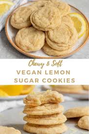 Vegan Lemon Sugar Cookies Video Shortgirltallorder Lemon Cookies Recipes Lemon Sugar Cookies Vegan Cookies