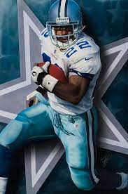Emmitt Smith By Rob Jackson Acrylic On Canvas Dallas Cowboys Football Team Dallas Cowboys Players Dallas Cowboys Football