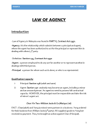 Real estate agencies, law firms, accountants, portals. Law Of Agency Docx Law Of Agency Ratification