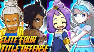 Pokémon Sun and Moon - Elite Four Rematch & Title Defense! - YouTube