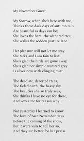 My November Guest Robert Frost Robert Frost Poems Robert Frost Poetry Robert Frost
