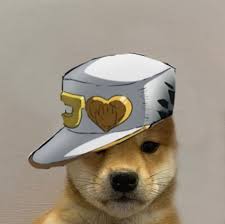 Dog With Hat Jojo Jotaro 4 Part In 2020 Dog Icon Jojo Bizzare Adventure Jojo Memes