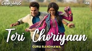 Mohit chauhan, suzanne d'mello … Teri Choriyaan Mp3 Song Download Guru Randhawa Chhalaang 2020
