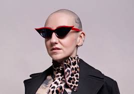 50s Black Cat Eye Sunglasses With Retro Red Trim Wings