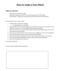 Hi everyone , happy easter , in this video i will show you how to make your own olson face mask if you don't have acccess to a printer. Deaconess How To Make A Face Mask