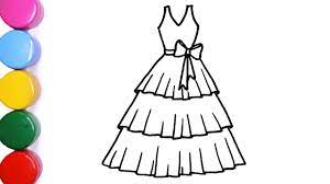 811x1024 barbie princess dress drawing. How To Draw Barbie Dress Coloring Pages Learn To Draw Princess Dresses Youtube