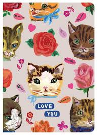 Nathalie Lete Greeting Card Love 01 Cat Art Cat Illustration Nathalie Lete Merci à toutes et tous pour l'accueil génial que vous avez réservé au 5e tome de l'arabe du futur! pinterest
