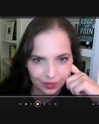 How serious am I about promoting RULES FOR RUIN? I've actually been  accepting invites to some Zoom events! Here's a screenshot from a recording  I did yesterday. 🎥 The truth is, since