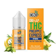 CBD + Delta-9 THC Vape Juice: Pineapple Express - Hybrid - CBDfx.com