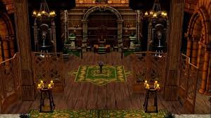 Throne Room With Nature Theme Sims Medieval Medieval Decor Throne Room