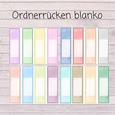 Auf diese weise können sie das rückenschild des ordners zumindest zweimal beschriften. Ordnerrucken Blanko Vorlage Grundschul Universum