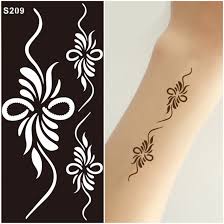 Bahkan bahan yang digunakan untuk membuatnya cukup simple. Tato Temporer Template Tato Stensil Anak Laki Laki Perempuan Mehndi India Henna Tangan Tato Stensil Berkilau Airbrush Renda Lace Shoulder Lace Pettidresslace Up Ankle Boots Women Aliexpress