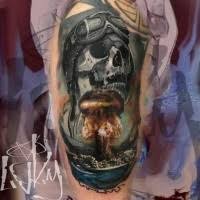 It contains 10 items that revolve around special forces type gear. Military Themed Colored Tattoo Of Nuke Blast With Human Skull And Helmet Tattooimages Biz