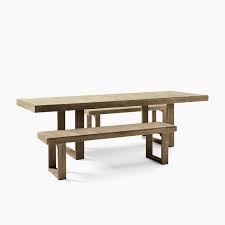 Portside Outdoor Expandable Dining Table 2 Benches Set In 2020 Expandable Dining Table Dining Table Wood Dining Bench