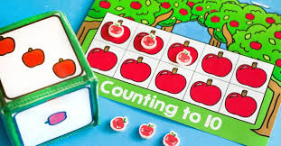 Maybe you would like to learn more about one of these? Free Printable Apple Counting Grids For Preschoolers