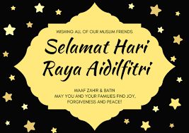 A beautiful greeting card for all your loved ones. Colony Wishes Happy Eid Mubarak And Selamat Hari Raya Aidilfitri
