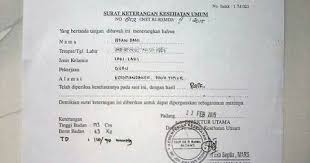 Demikian surat permohonan ini kami sampaikan. Contoh Surat Keterangan Sehat Jasmani Dan Sehat Rohani Blog Pak Pandani