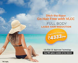 Laser hair removal is a great method for removing unwanted body and facial hair without the burns, nicks, and redness of shaving and waxing. Full Body Laser Offer Permanent Hair Removal Vlcc India