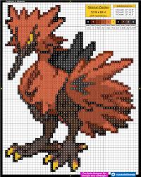 Free cross stitch samplers and sayings from a to z from around the internet. Galarian Zapdos Sprite Graph Cross Stitch Pattern Album On Imgur