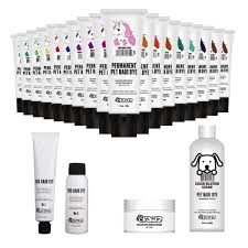 Critter color is a temporary apply and dry color system for pets. Dog Hair Dye For Creative Grooming Opawz Permanent Dye