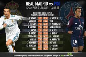 Share all sharing options for: Whoscored Com On Twitter Confirmed Line Ups Real Madrid Vs Paris Saint Germain There S A Champions League Debut For Psg For Yuri At Left Back While Isco Starts For Real Madrid Gareth Bale And Thiago