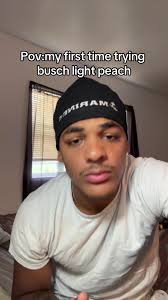 Peach Busch Light